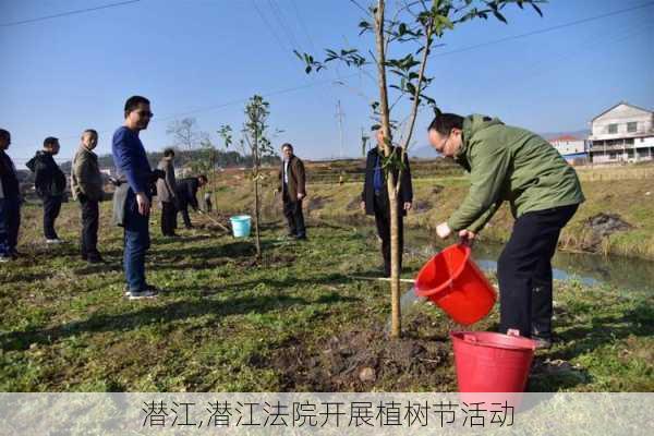 潜江,潜江法院开展植树节活动-第2张图片-豌豆旅游网