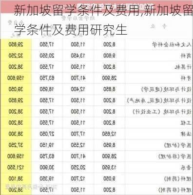 新加坡留学条件及费用,新加坡留学条件及费用研究生-第2张图片-豌豆旅游网