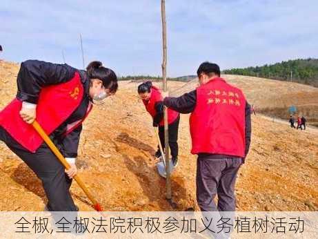 全椒,全椒法院积极参加义务植树活动-第3张图片-豌豆旅游网