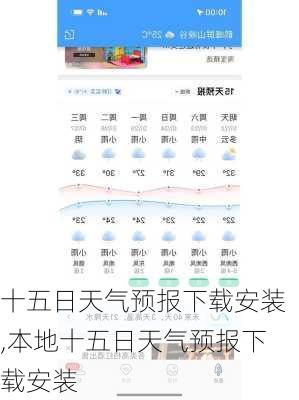 十五日天气预报下载安装,本地十五日天气预报下载安装-第2张图片-豌豆旅游网