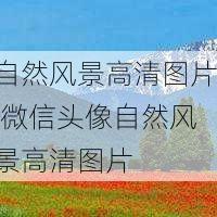 自然风景高清图片,微信头像自然风景高清图片