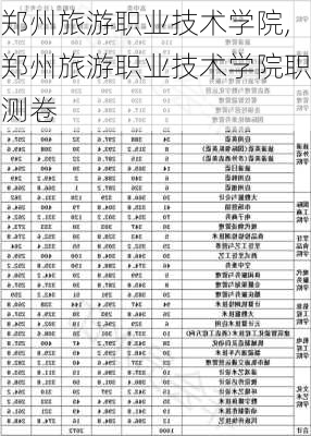 郑州旅游职业技术学院,郑州旅游职业技术学院职测卷-第1张图片-豌豆旅游网