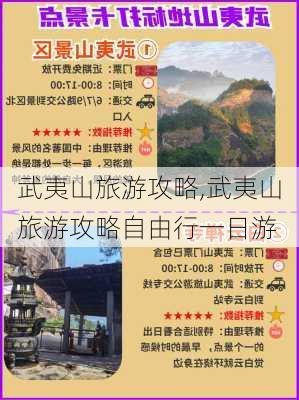 武夷山旅游攻略,武夷山旅游攻略自由行一日游-第2张图片-豌豆旅游网