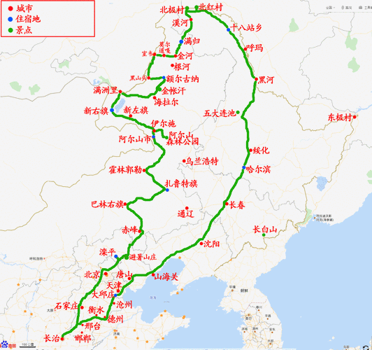 东北游最佳路线图,东北游最佳路线图片-第3张图片-豌豆旅游网