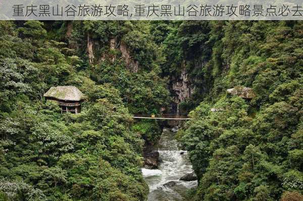 重庆黑山谷旅游攻略,重庆黑山谷旅游攻略景点必去