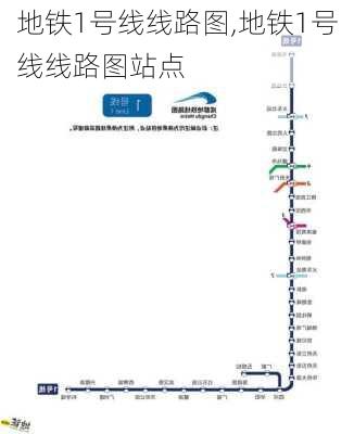 地铁1号线线路图,地铁1号线线路图站点-第2张图片-豌豆旅游网