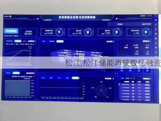 松江,松江储能再获数亿融资-第2张图片-豌豆旅游网