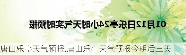 唐山乐亭天气预报,唐山乐亭天气预报今明后三天-第2张图片-豌豆旅游网