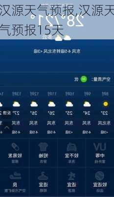 汉源天气预报,汉源天气预报15天-第2张图片-豌豆旅游网