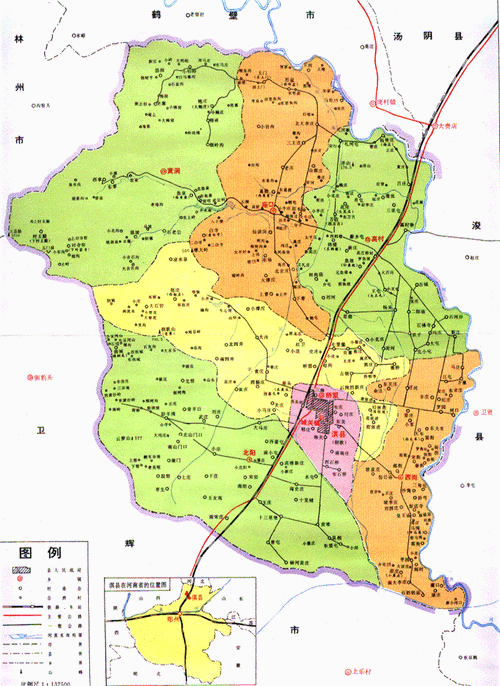 淇县地图,淇县地图全图-第1张图片-豌豆旅游网