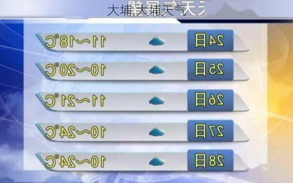 大埔,大埔天气