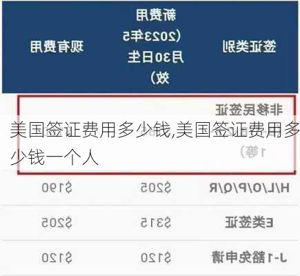 美国签证费用多少钱,美国签证费用多少钱一个人-第2张图片-豌豆旅游网