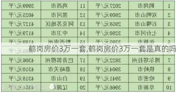 鹤岗房价3万一套,鹤岗房价3万一套是真的吗-第2张图片-豌豆旅游网