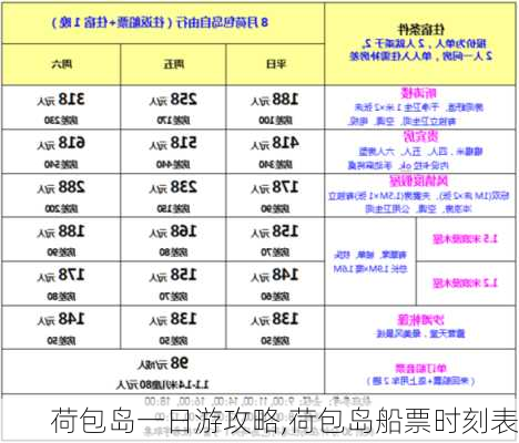 荷包岛一日游攻略,荷包岛船票时刻表-第1张图片-豌豆旅游网