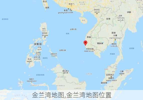 金兰湾地图,金兰湾地图位置-第3张图片-豌豆旅游网