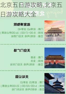 北京五日游攻略,北京五日游攻略大全-第2张图片-豌豆旅游网