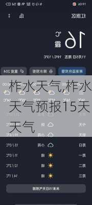 柞水天气,柞水天气预报15天天气-第2张图片-豌豆旅游网