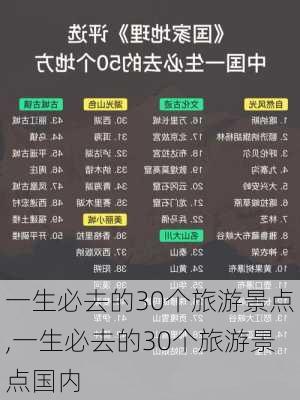 一生必去的30个旅游景点,一生必去的30个旅游景点国内-第1张图片-豌豆旅游网