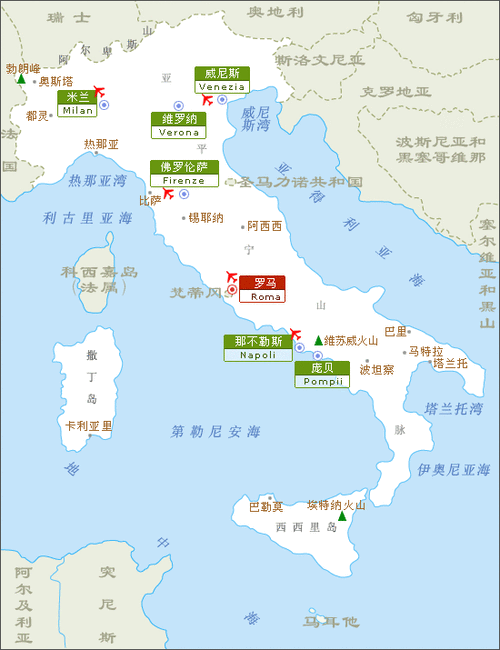 意大利米兰地图,意大利米兰地图中文版全图-第3张图片-豌豆旅游网