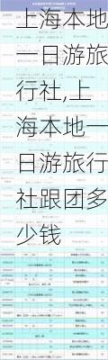 上海本地一日游旅行社,上海本地一日游旅行社跟团多少钱-第2张图片-豌豆旅游网