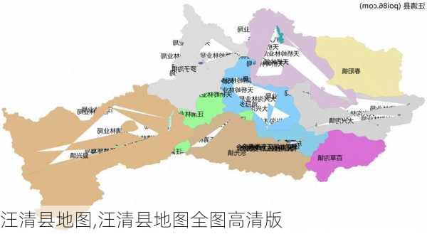 汪清县地图,汪清县地图全图高清版-第2张图片-豌豆旅游网