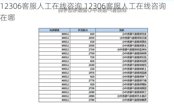 12306客服人工在线咨询,12306客服人工在线咨询在哪