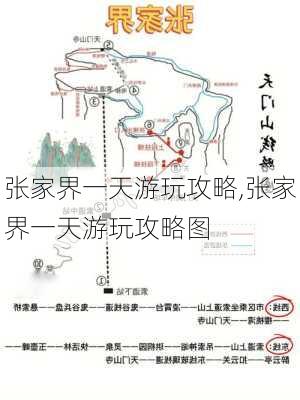 张家界一天游玩攻略,张家界一天游玩攻略图-第3张图片-豌豆旅游网