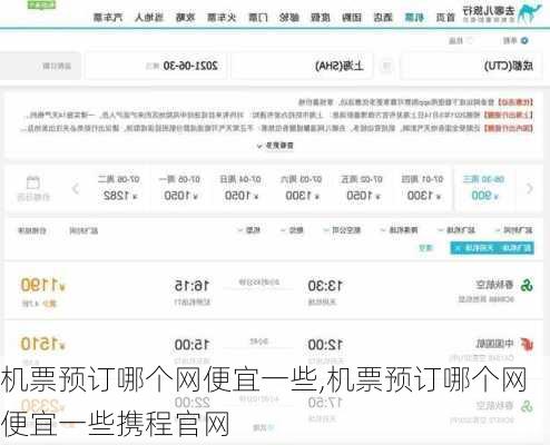 机票预订哪个网便宜一些,机票预订哪个网便宜一些携程官网-第1张图片-豌豆旅游网