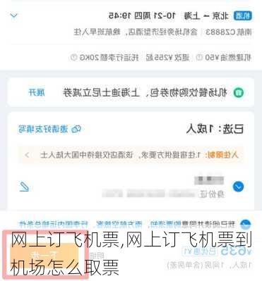 网上订飞机票,网上订飞机票到机场怎么取票-第3张图片-豌豆旅游网