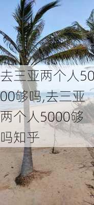 去三亚两个人5000够吗,去三亚两个人5000够吗知乎-第1张图片-豌豆旅游网