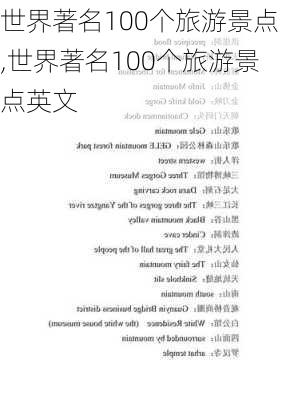 世界著名100个旅游景点,世界著名100个旅游景点英文-第2张图片-豌豆旅游网