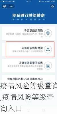 疫情风险等级查询,疫情风险等级查询入口-第2张图片-豌豆旅游网