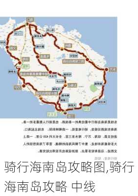 骑行海南岛攻略图,骑行海南岛攻略 中线