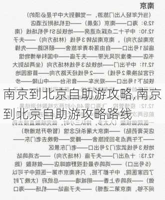 南京到北京自助游攻略,南京到北京自助游攻略路线-第1张图片-豌豆旅游网