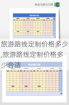 旅游路线定制价格多少,旅游路线定制价格多少合适