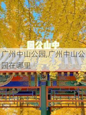 广州中山公园,广州中山公园在哪里-第3张图片-豌豆旅游网