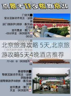 北京旅游攻略 5天,北京旅游攻略5天4晚酒店推荐-第2张图片-豌豆旅游网