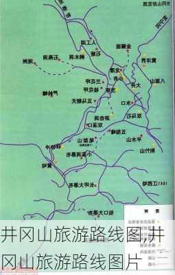 井冈山旅游路线图,井冈山旅游路线图片-第3张图片-豌豆旅游网