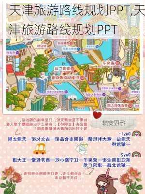 天津旅游路线规划PPT,天津旅游路线规划PPT