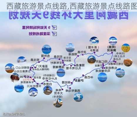 西藏旅游景点线路,西藏旅游景点线路图-第2张图片-豌豆旅游网