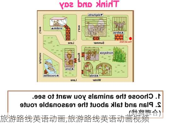 旅游路线英语动画,旅游路线英语动画视频