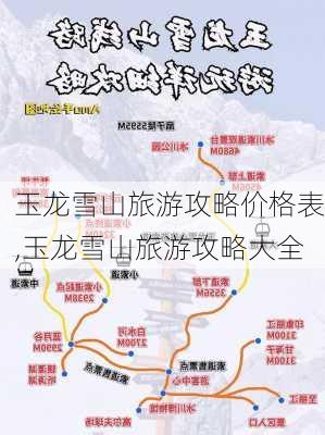 玉龙雪山旅游攻略价格表,玉龙雪山旅游攻略大全-第2张图片-豌豆旅游网