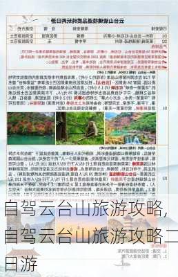 自驾云台山旅游攻略,自驾云台山旅游攻略二日游-第2张图片-豌豆旅游网