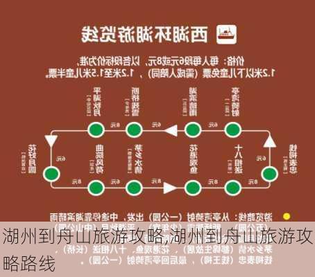 湖州到舟山旅游攻略,湖州到舟山旅游攻略路线