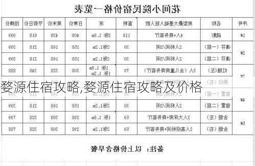 婺源住宿攻略,婺源住宿攻略及价格