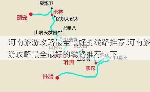 河南旅游攻略最全最好的线路推荐,河南旅游攻略最全最好的线路推荐一下