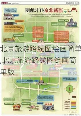 北京旅游路线图绘画简单,北京旅游路线图绘画简单版-第3张图片-豌豆旅游网