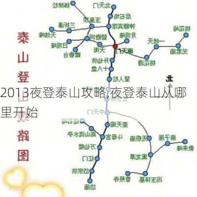 2013夜登泰山攻略,夜登泰山从哪里开始-第3张图片-豌豆旅游网