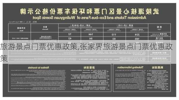 旅游景点门票优惠政策,张家界旅游景点门票优惠政策-第3张图片-豌豆旅游网