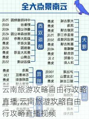 云南旅游攻略自由行攻略直播,云南旅游攻略自由行攻略直播视频